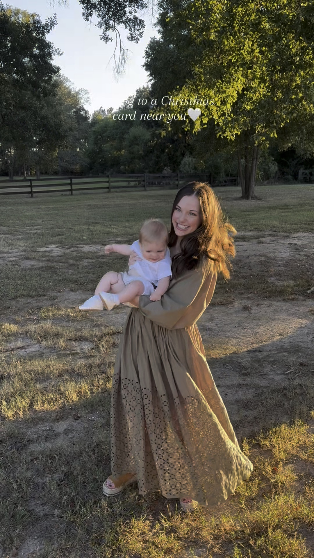 family fall photos!! hoping there is a good one for our Christmas card! 
loved this dress from @shop_avara 💖 get 15% through my bio! 

#LTKBaby #LTKHoliday #LTKFamily