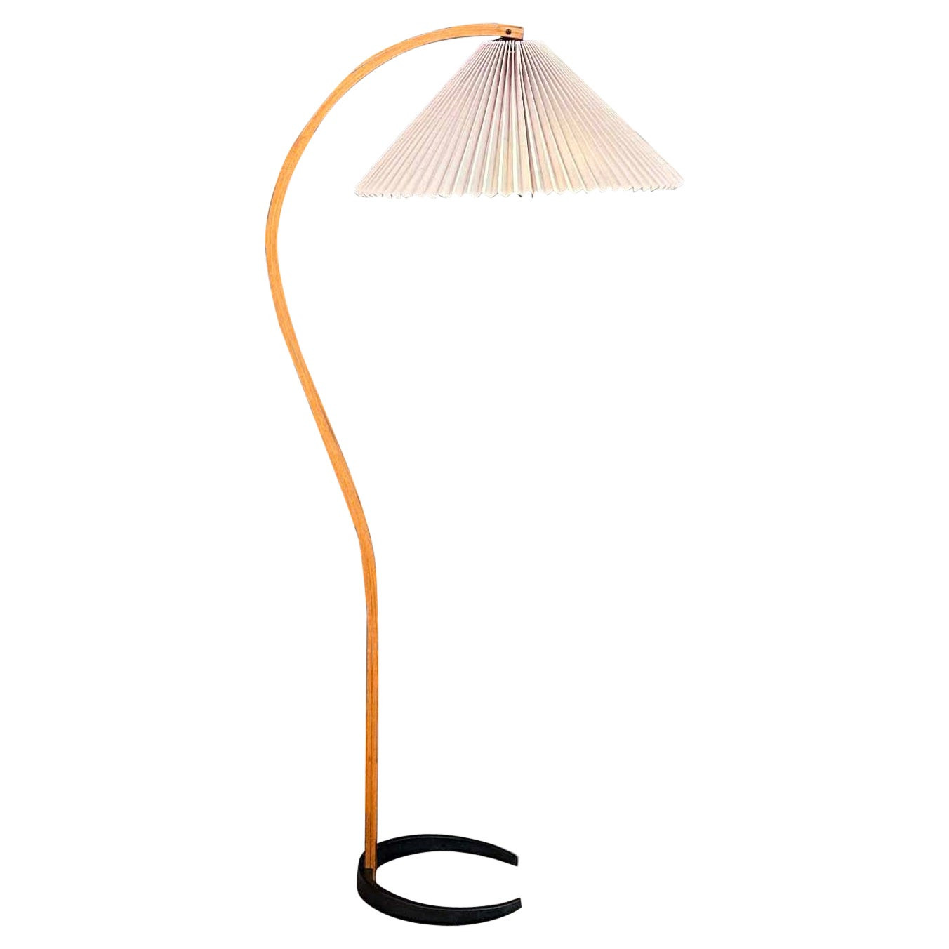 Midcentury Original Caprani Bentwood Floor Lamp, circa 1970 | 1stDibs