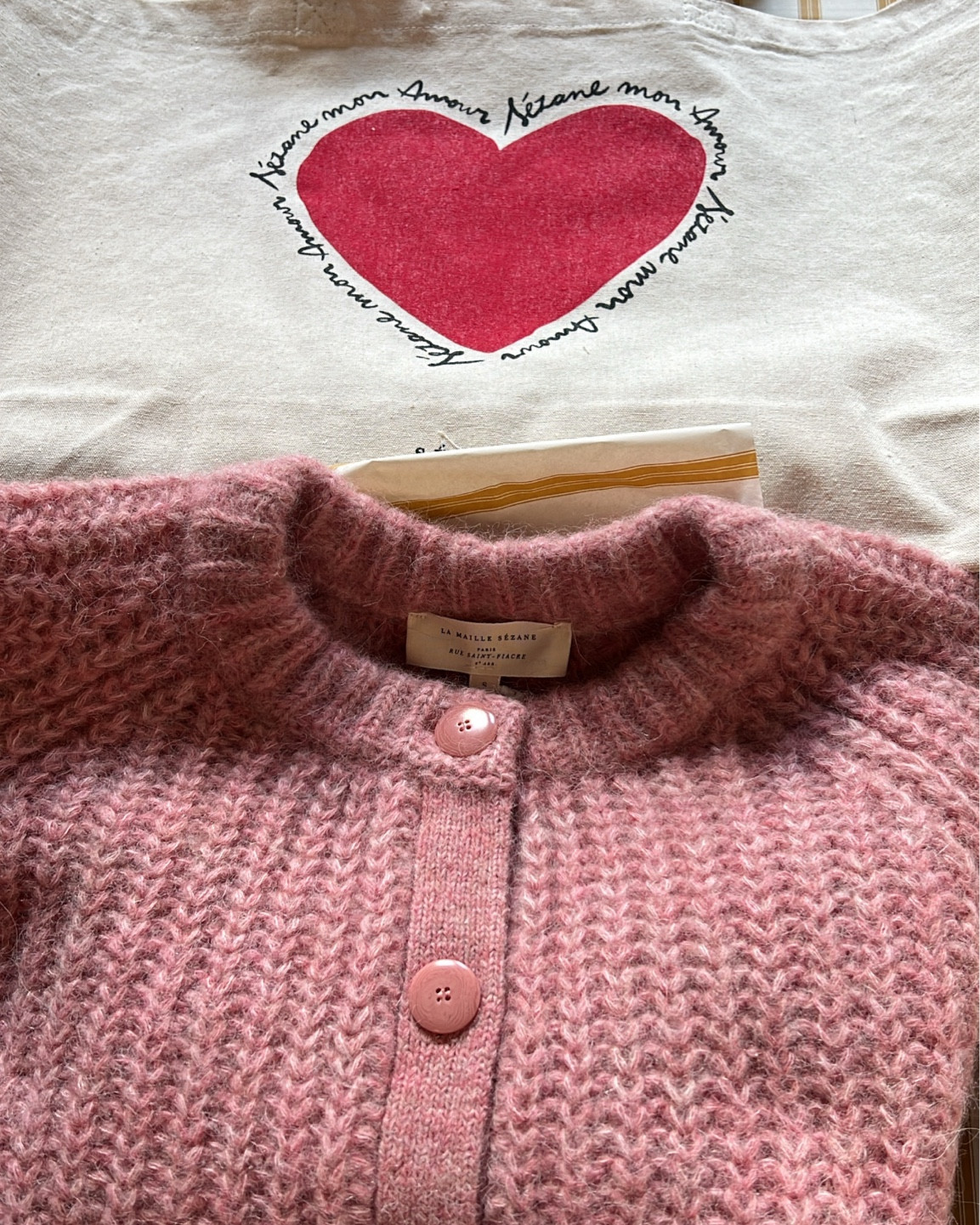 Blush pink cardigan of my dreams arrived from Sezane!! Fits oversized, I ordered a small. 

#LTKStyleTip #LTKWorkwear #LTKWatchNow