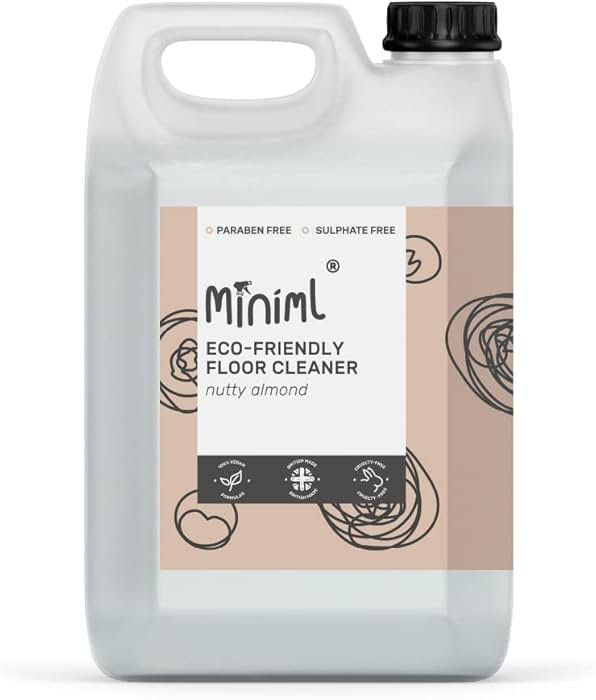 Miniml Eco Floor Cleaner Liquid 5L Refill - Almond Scented Multi Purpose Hard Floor Surface Clean... | Amazon (UK)