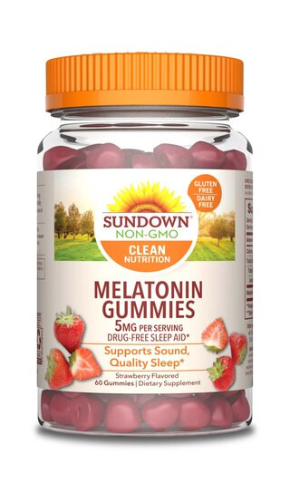 Sundown Naturals Melatonin Gummies 5mg, 60CT | CVS