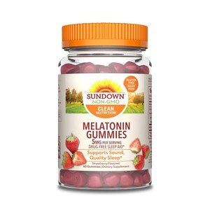 Sundown Naturals Melatonin Gummies 5mg, 60CT | CVS