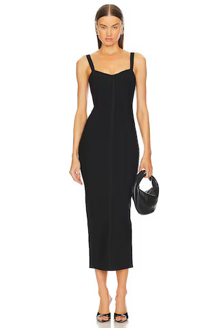 Michael Costello x REVOLVE Amyra Bandage Midi Dress in Black from Revolve.com | Revolve Clothing (Global)