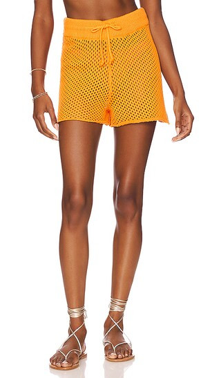 Crochet Shorts in Carrot | Revolve Clothing (Global)