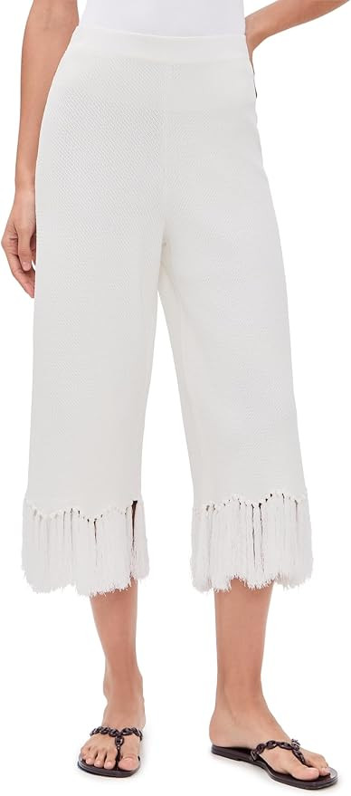 English Factory Women's Fringe Detailed Knit Pants | Amazon (US)
