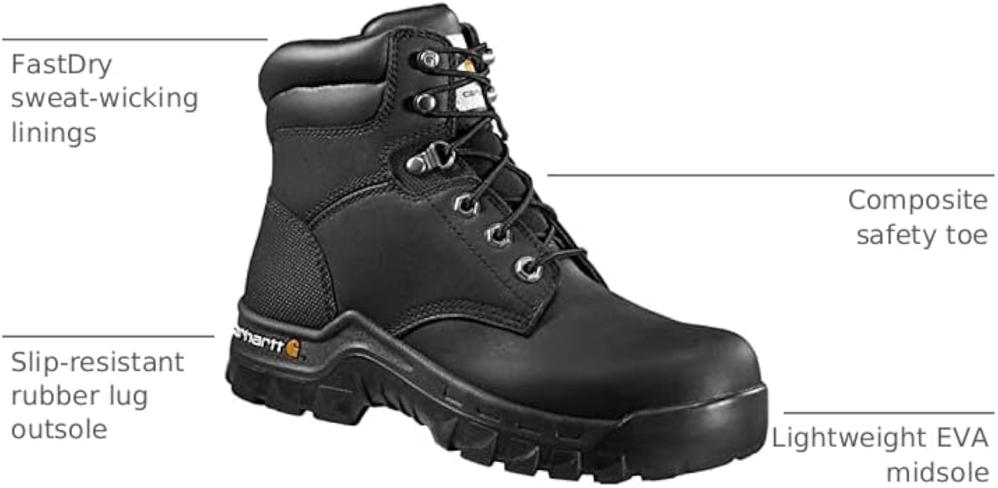 Carhartt Footwear CWF5355 Women's Rugged Flex® 6-Inch Work Boot | Amazon (US)