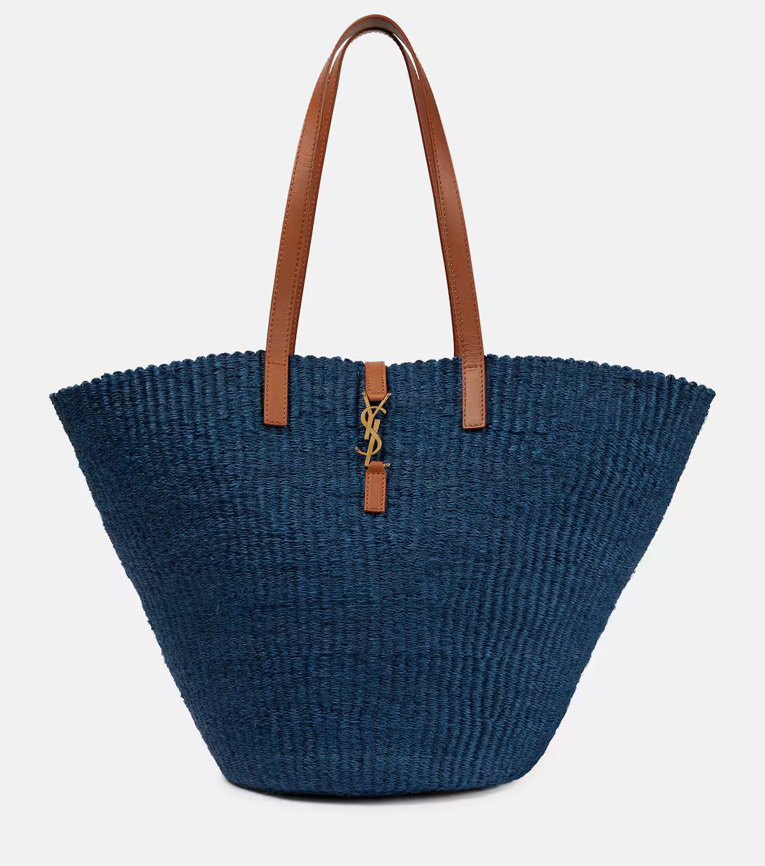 Tote Panier Souple aus Raffiabast mit Leder | Mytheresa (DACH)