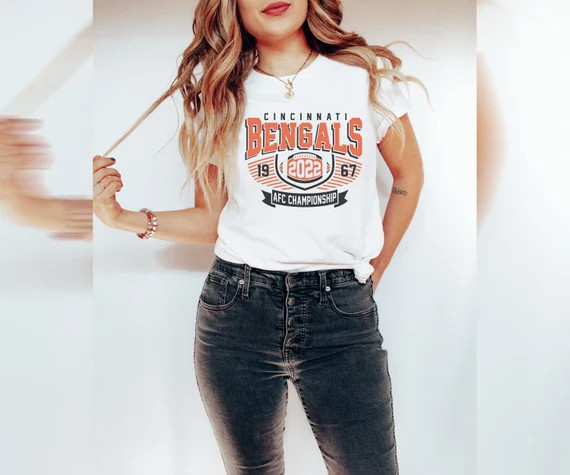 Bengals® Sweatshirt Bengals Shirt Cincinnati Football | Etsy | Etsy (US)