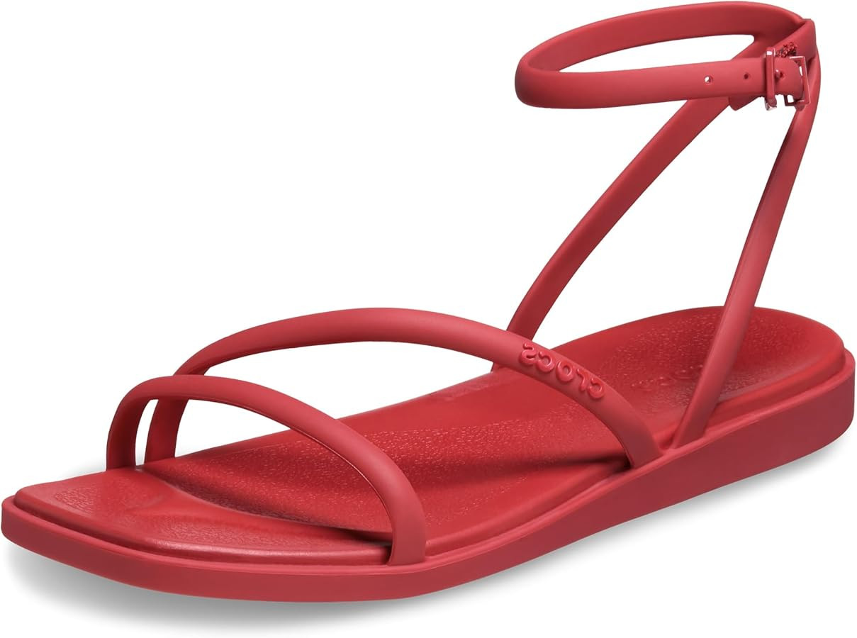 Crocs Women's Miami Ankle Strap SandalFlat Sandal | Amazon (UK)