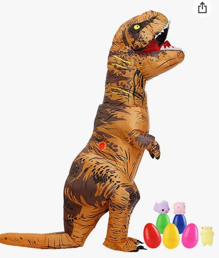 Inflatable dinosaur costume… need I say more?

#LTKsalealert #LTKHoliday #LTKGiftGuide
