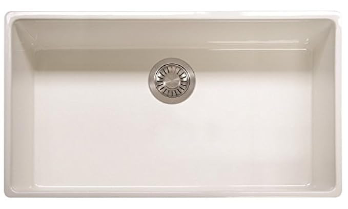 Franke Farm House 36" x 20" x 9-3/16" Apron Front Single Bowl Fireclay Kitchen Sink White | Amazon (US)
