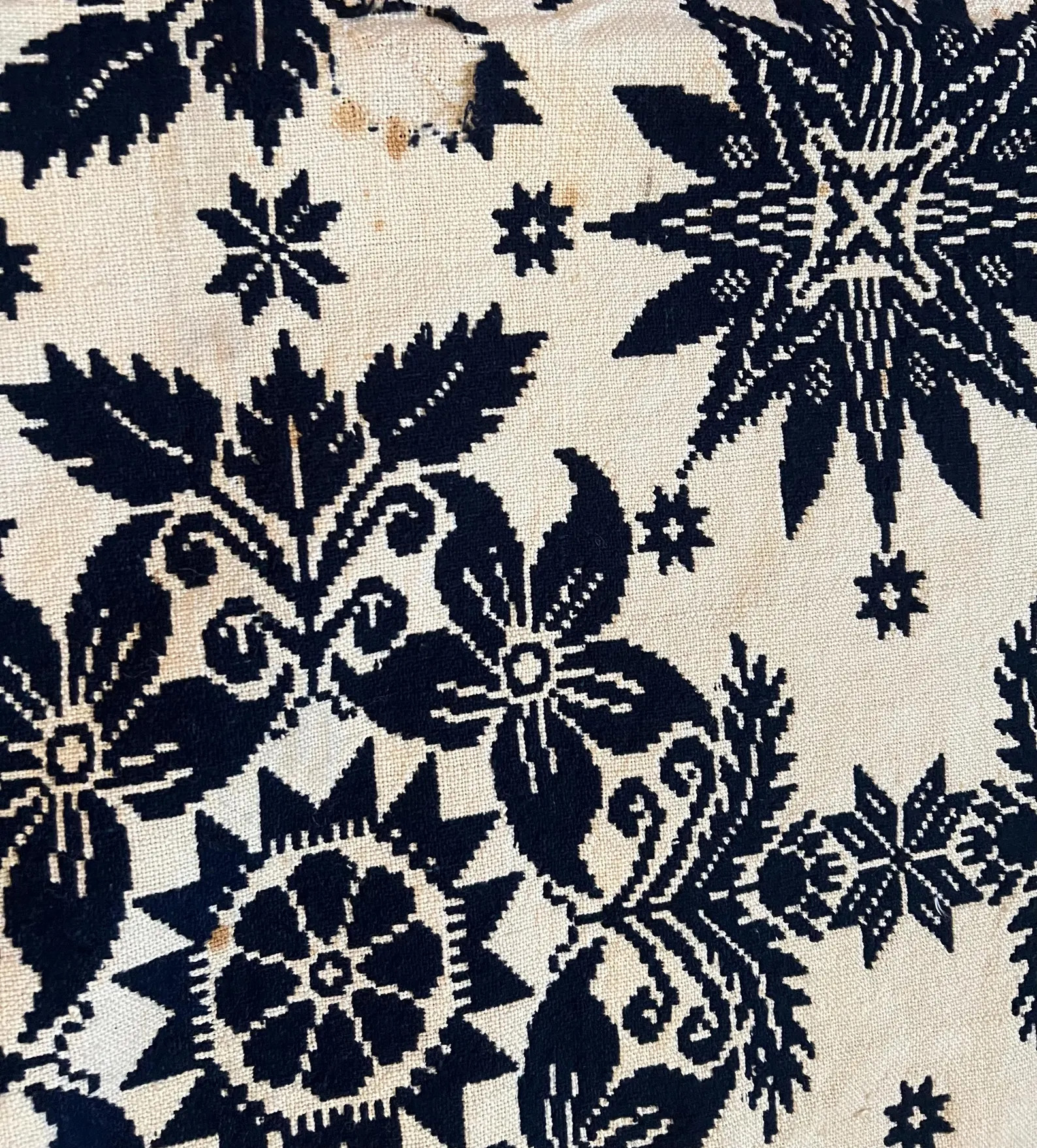 Antique Blue and White Woven Coverlet Betsy B Taylor 1846 - Etsy | Etsy (US)