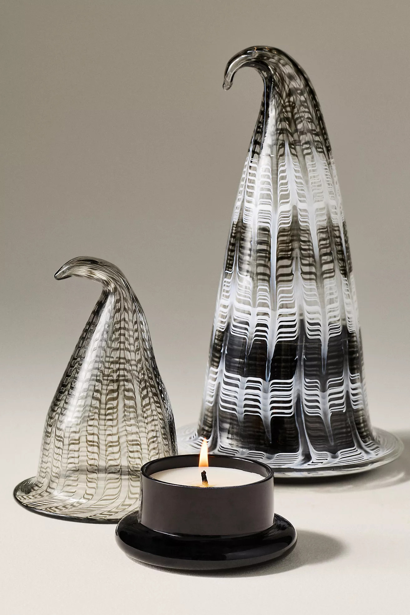 Witches Hat Woody Honeycrisp & Pinecone Figural Glass Candle | Anthropologie (US)