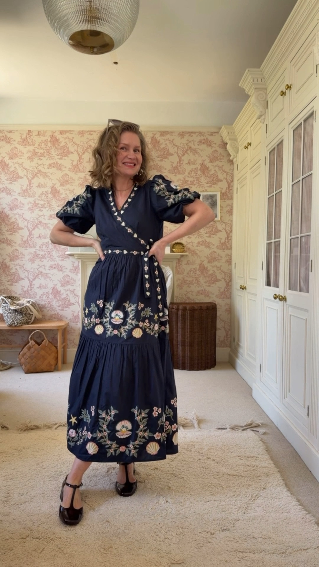 Gorgeous wrap dress with embroidery 

#LTKuk #LTKsummer #LTKdresses