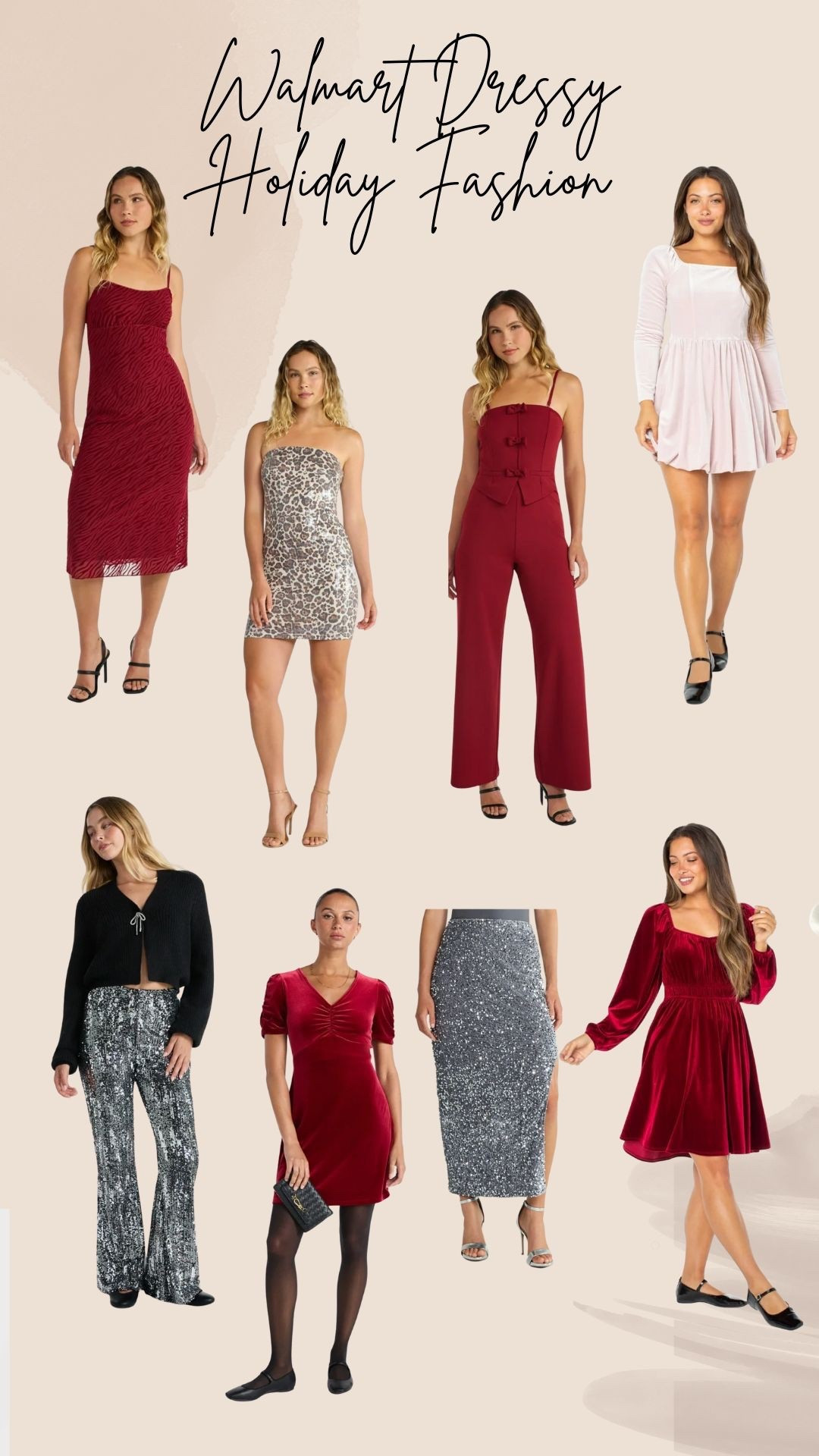 Walmart dressy holiday fashion 
#walmart
#walmartfashion
#holidaystyle
#holidayfashion


#LTKHoliday #LTKgrwm #LTKootd