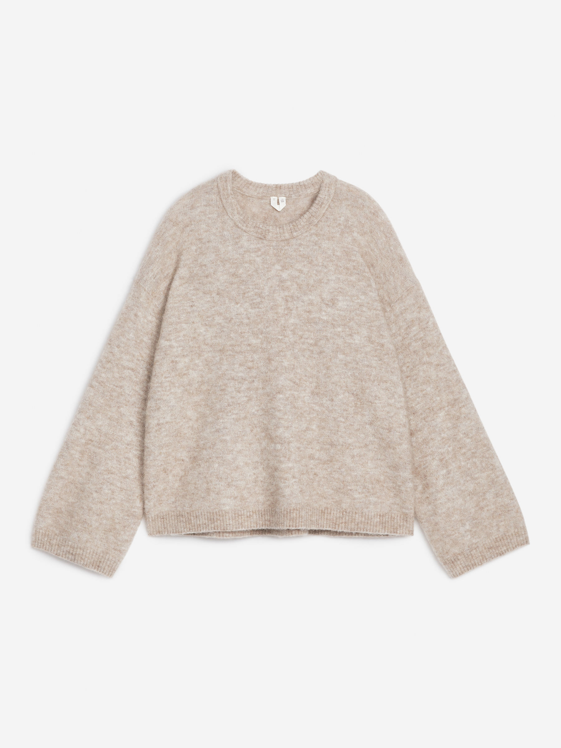 Alpaca-Wool Blend Jumper – Beige – Women – ARKET GB | Arket UK