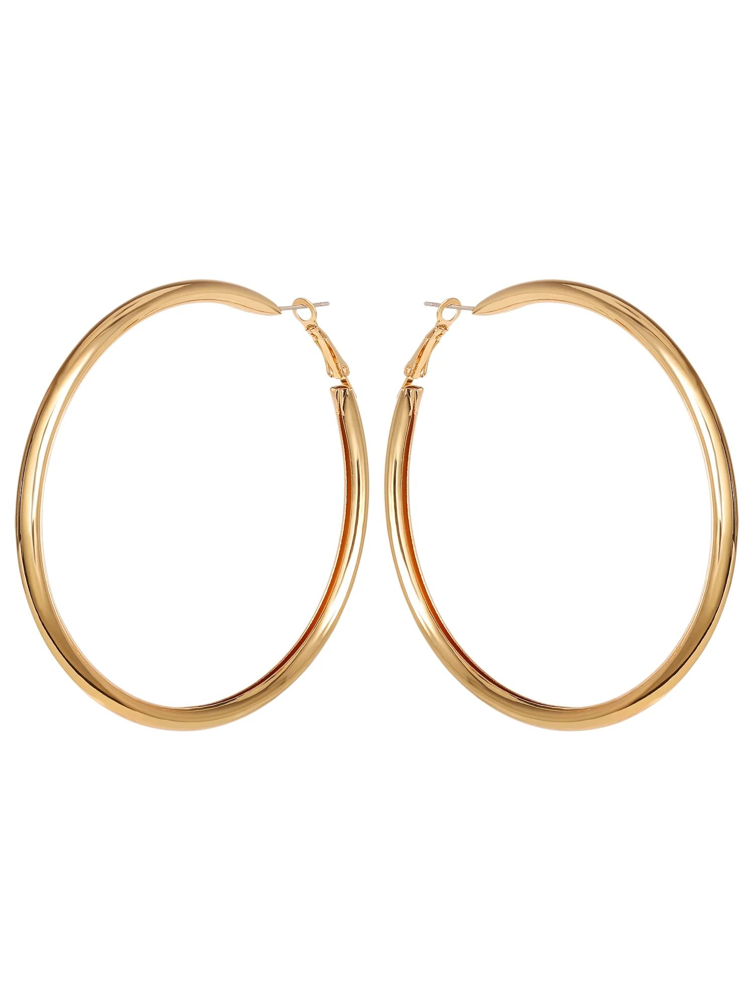 Jessica Simpson Polished Hoop Earring - Walmart.com | Walmart (US)