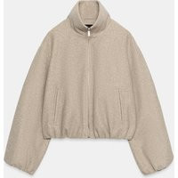 Zara - Soft Bomber Jacket - Beige - Xl - Woman | Zara US