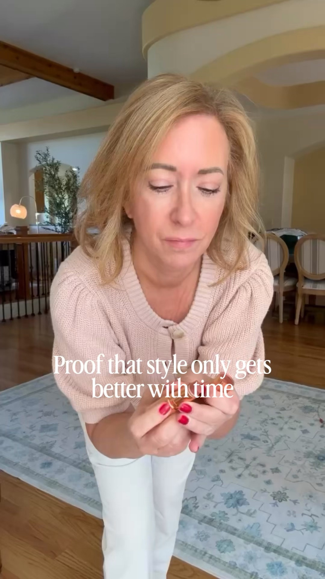 Hi, I’m Michelle! If you love a modern classic style and enjoy style tips & sale alerts, we should be friends!  Follow along and let’s stay in touch. 

My lip shade is Pillow Talk, my nail shade is A Bloom with a View, my blush shade is She’s That Girl and eye shadow shade is Jasper.

#LTKgrwm #LTKootd #LTKPetite