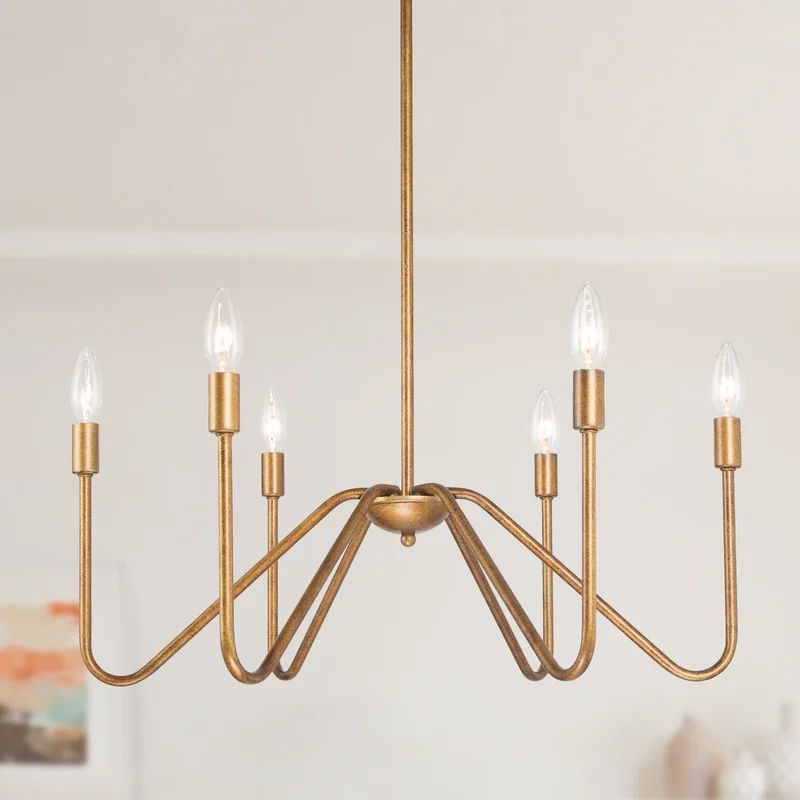 Hensley 6 - Light Candle Style Classic Chandelier | Wayfair North America