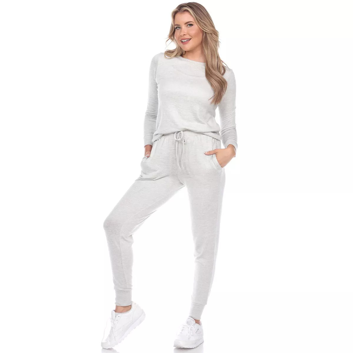 Women's 2 Piece Lounge Set - White Mark | Target