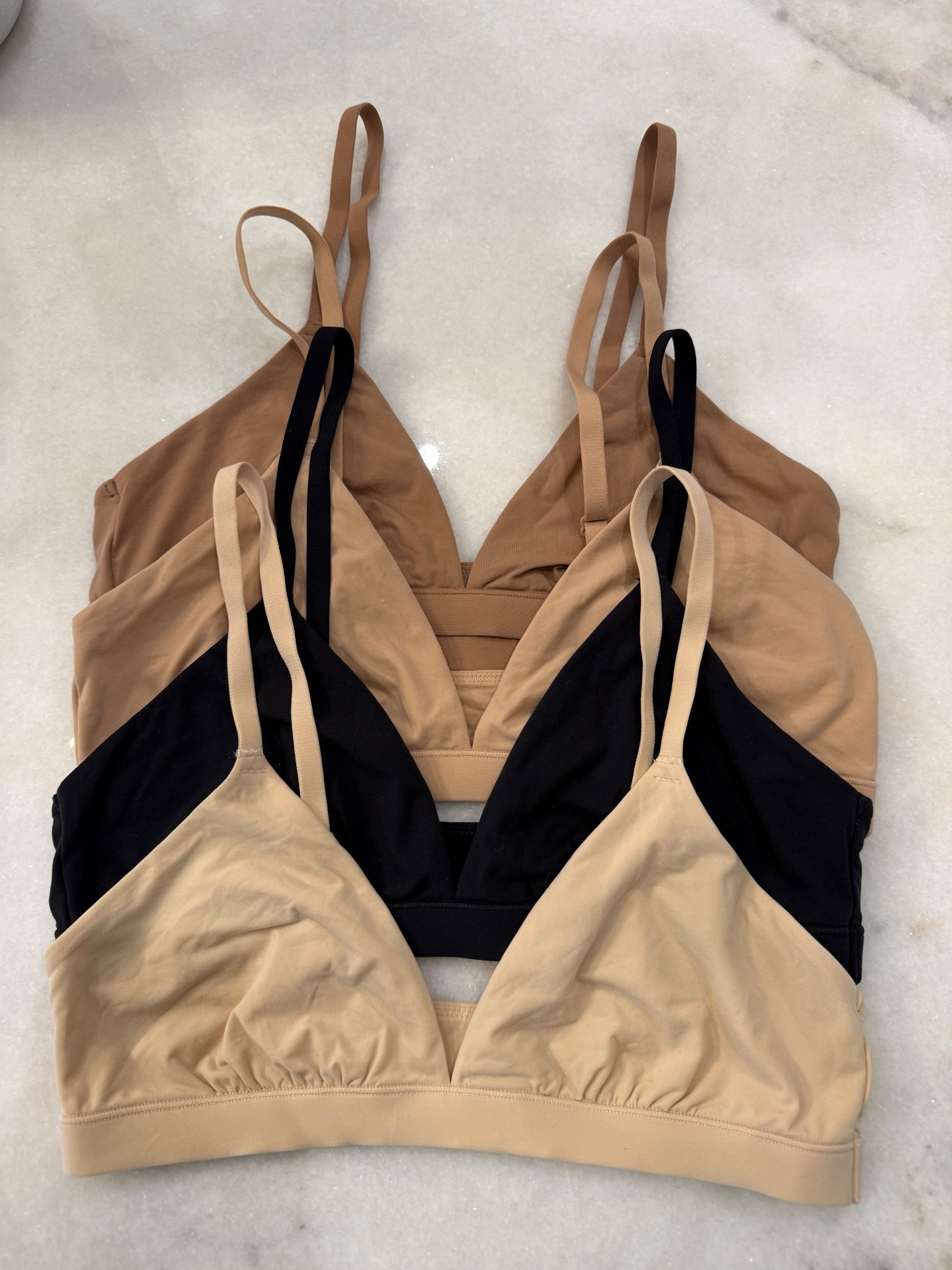 Been living in these comfortable triangle wireless bras. Feel like you’re wearing nothing 

#LTKFindsUnder50