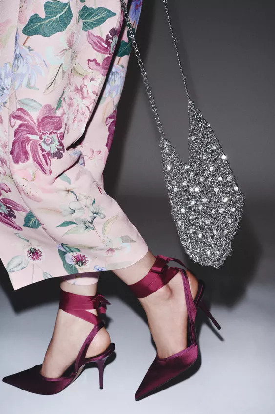 SLINGBACK ANKLE STRAP HEELS | Zara US