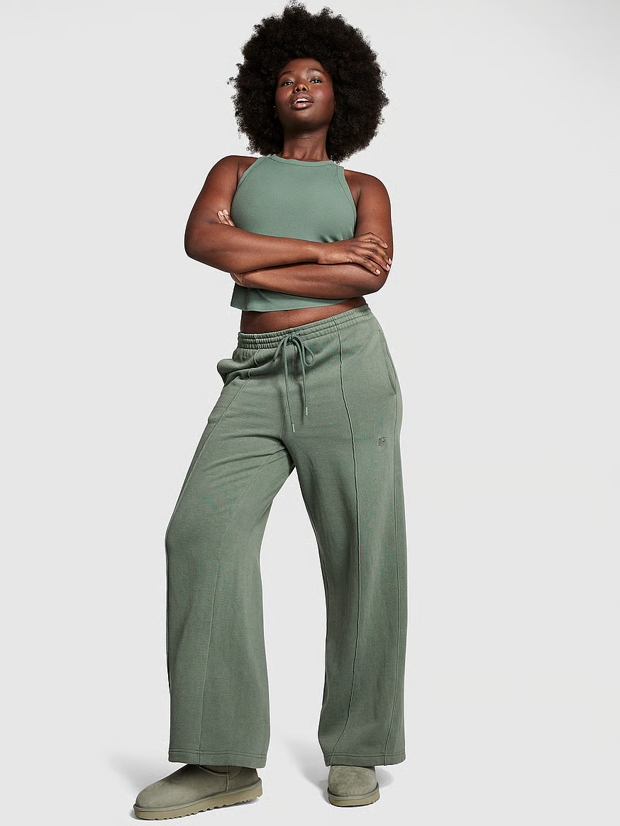 Ivy Fleece Wide-Leg Sweatpants | Victoria's Secret (US / CA )