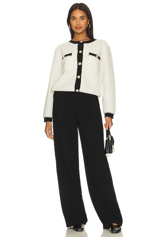 Bon Sweater in Ivory & Black | Revolve Clothing (Global)