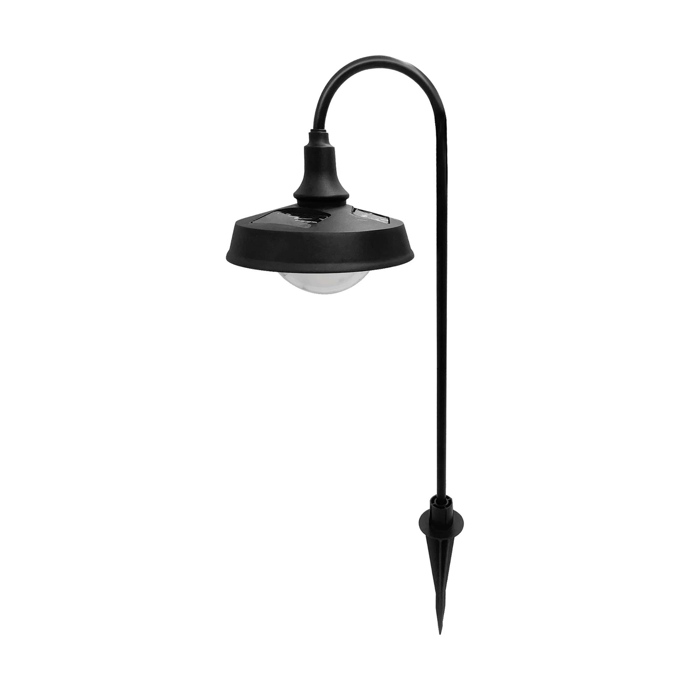 Better Homes & Gardens Corbyn Matte Black Metal Solar Powered LED Landscape Walkway Light, 20 Lum... | Walmart (US)