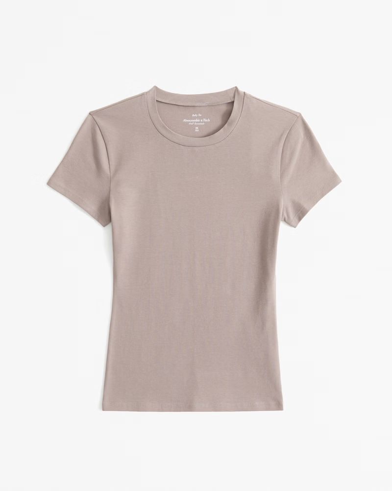 Women's Essential Tuckable Baby Tee | Women's New Arrivals | Abercrombie.com | Abercrombie & Fitch (US)