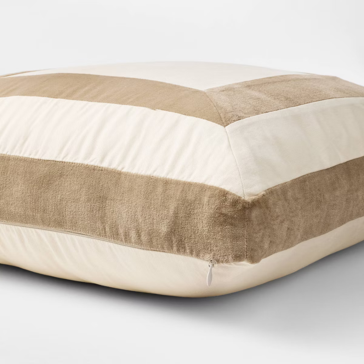 22" Velvet Border Pillow Taupe - Threshold™ designed with Studio McGee | Target