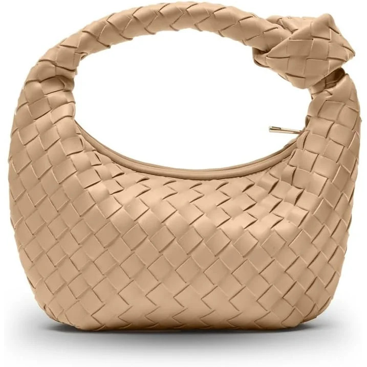 Woven Bag for Women - Woven Purses - Small Hobo Bags - Fashion Knotted Top Handle Handbags Clutch... | Walmart (US)