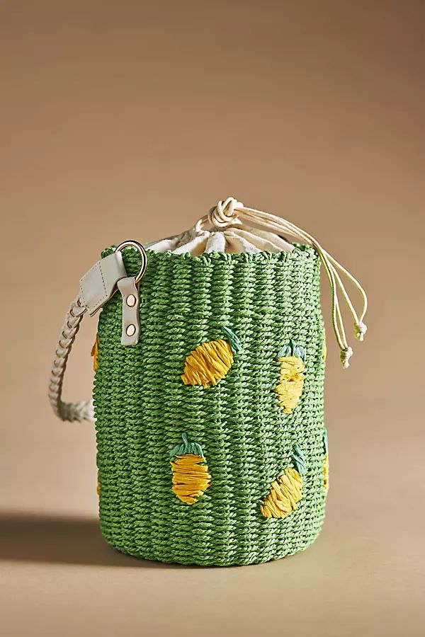 Raffia Fruit Bucket Bag | Anthropologie (US)