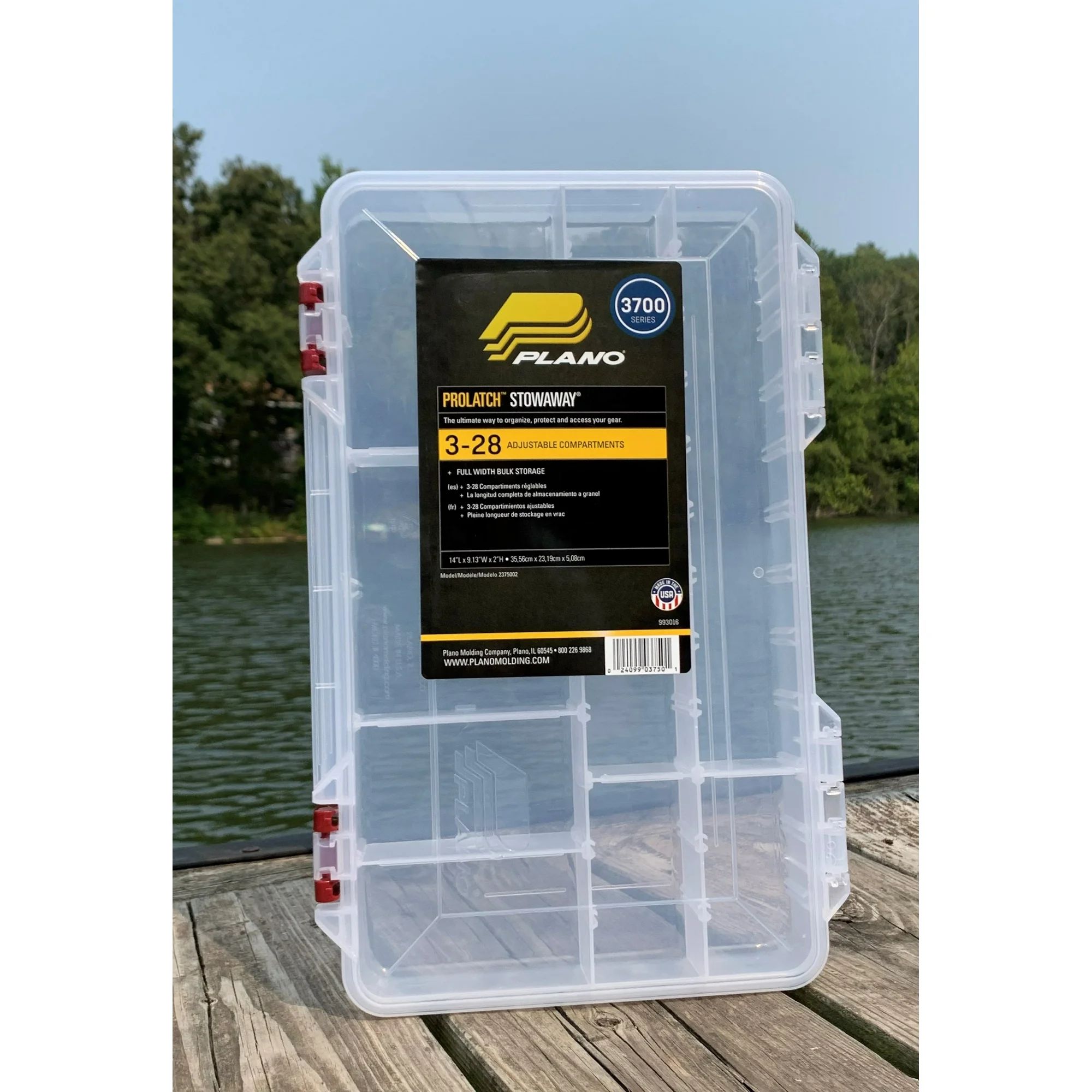 Plano ProLatch Stowaway Large Clear Organizer Tackle Box, Large, Clear | Walmart (US)