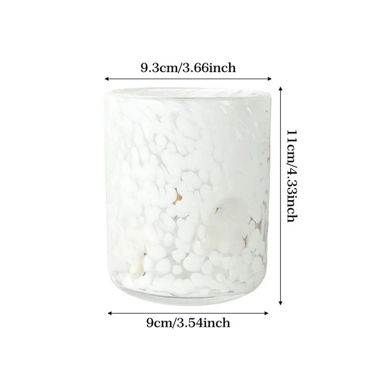 Christmas Polka Dot Glass Cups, 12oz Holiday Tumblers with Santa Snowflake Tree Patterns, for Mil... | Walmart (US)