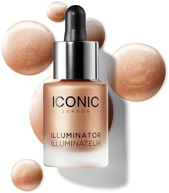 ICONIC LONDON Illuminator | Liquid Highlighting Drops for a Radiant Glow, Cruelty-Free, Vegan Mak... | Amazon (US)