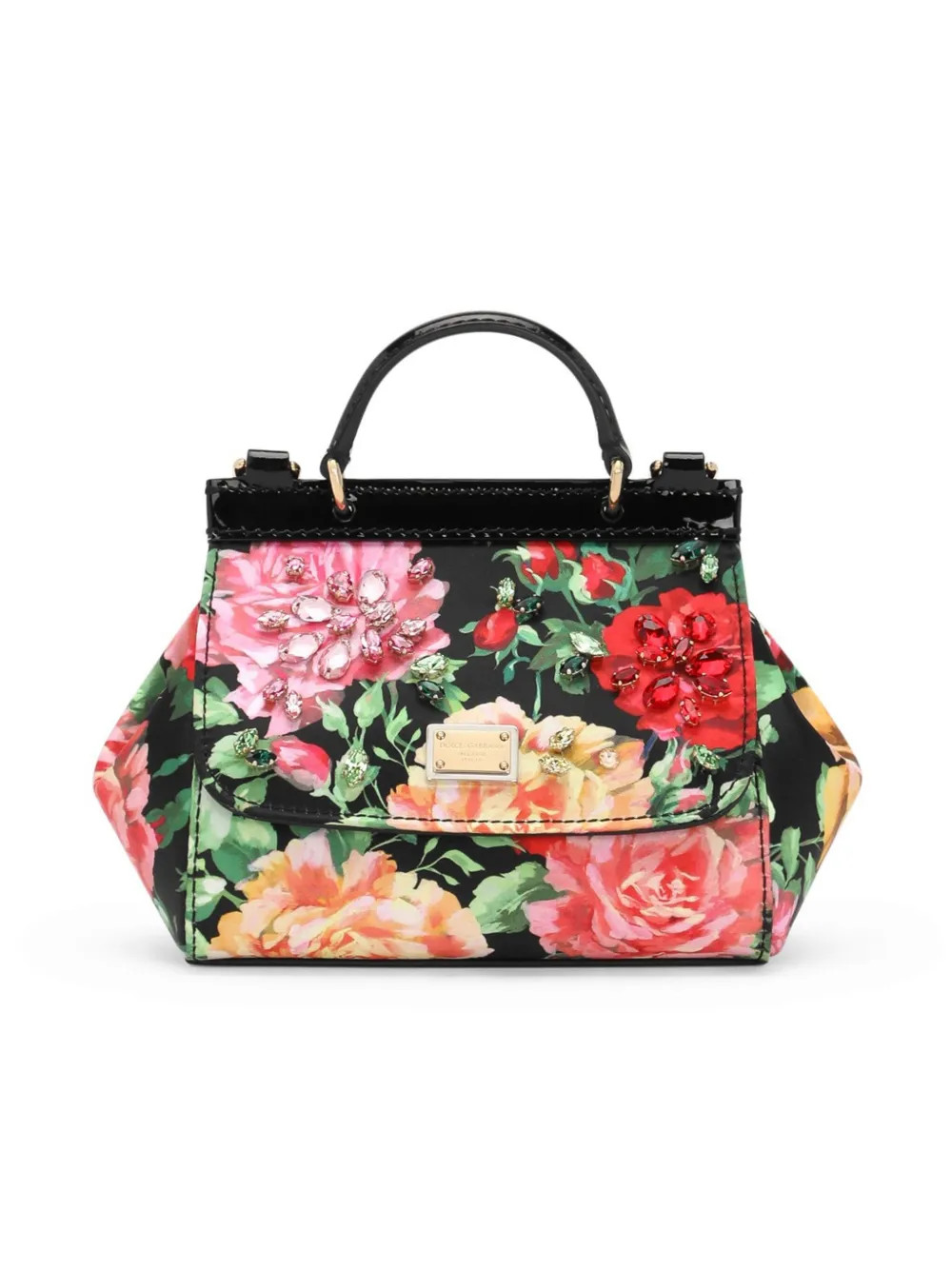 Dolce & Gabbana Kids Bolsa Tiracolo Sicily | Preto | FARFETCH BR | Farfetch (BR)