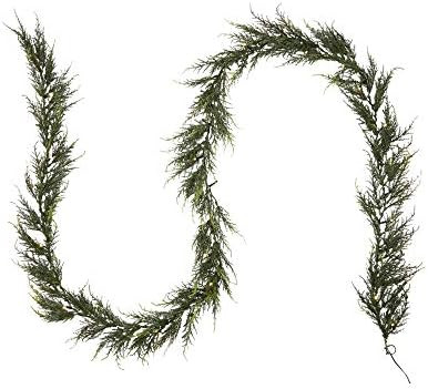 NOMA Pre-lit 9-Ft LED Cedar Christmas Garland with Battery Operated Lights | 35 Warm White Bulbs | 1 | Amazon (US)