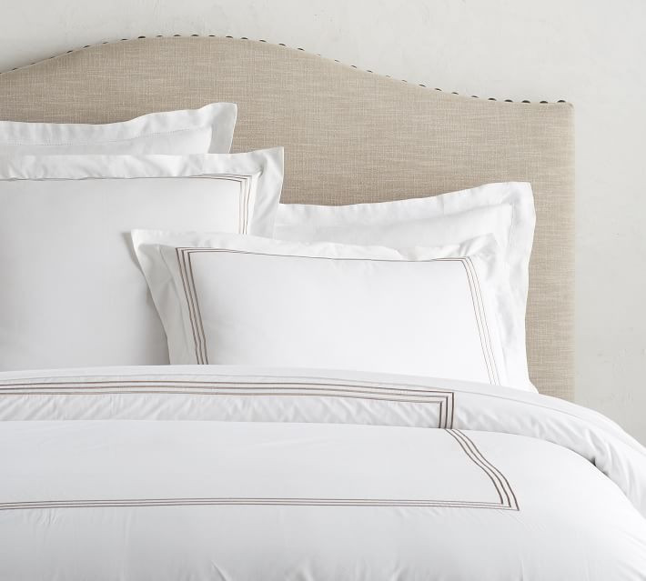 Grand Organic Percale Duvet Cover & Shams | Pottery Barn (US)