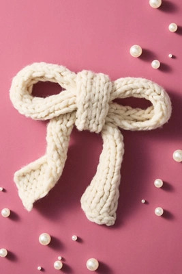 Knit Bow Ornament | Anthropologie (US)