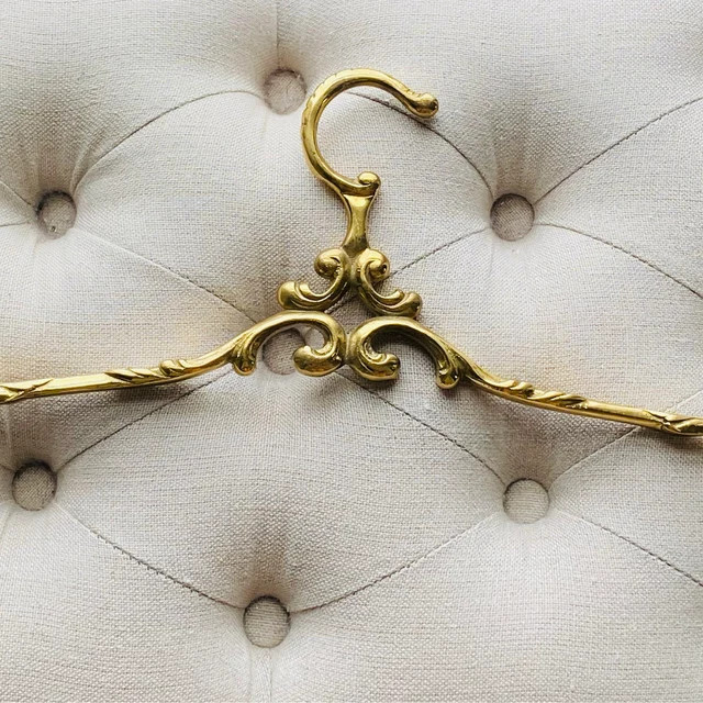 Vintage brass wedding dress hanger-antique bridal hangers-old | Etsy | Etsy (US)