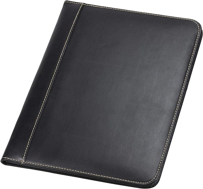 Samsill 71710 Contrast Stitch Leather Padfolio – Lightweight & Stylish Business Portfolio for M... | Amazon (US)