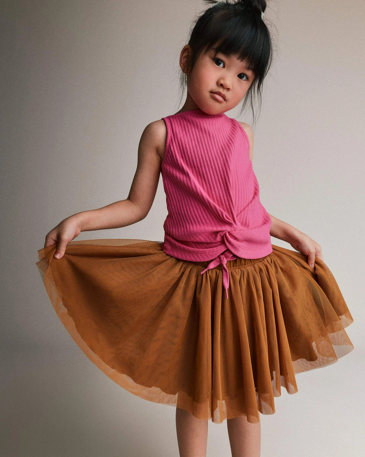 Toddler Girl Avenue Twirl™ Mini Skirt with Tulle - Golden Yellow - Otter Avenue | Carter's | Carter's Inc