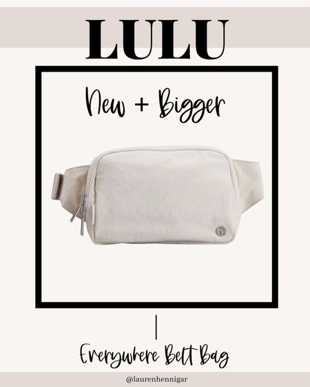 LULU just dropped an all new everywhere belt bag!!! this one is a larger size & comes in LOTS of colors!!!

#LTKHoliday #LTKSeasonal #LTKGiftGuide
