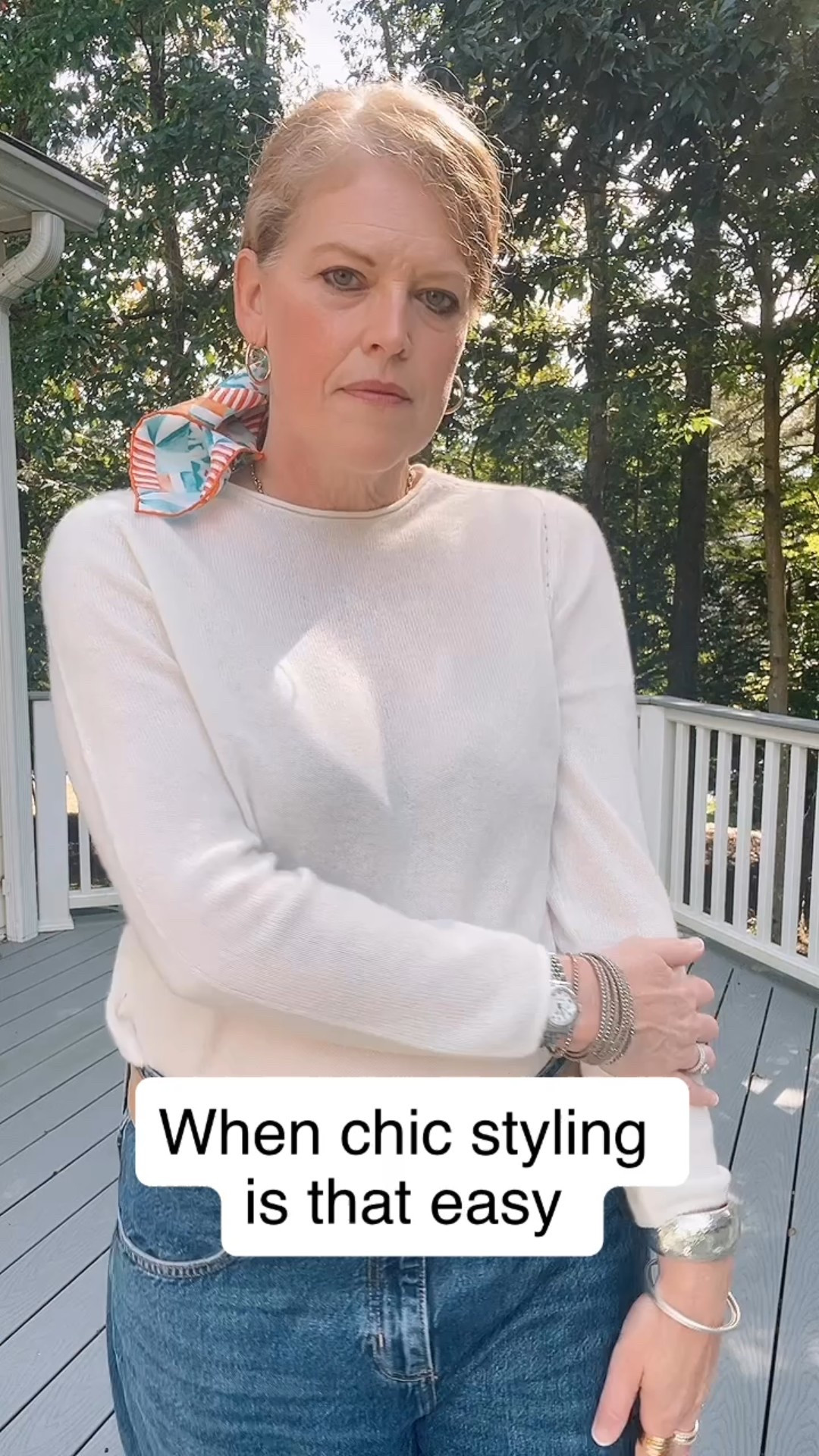 🍂 easy chic fall layers in cashmere, denim and suede 🍁

#LTKStyleTip #LTKOver40 #LTKMidsize