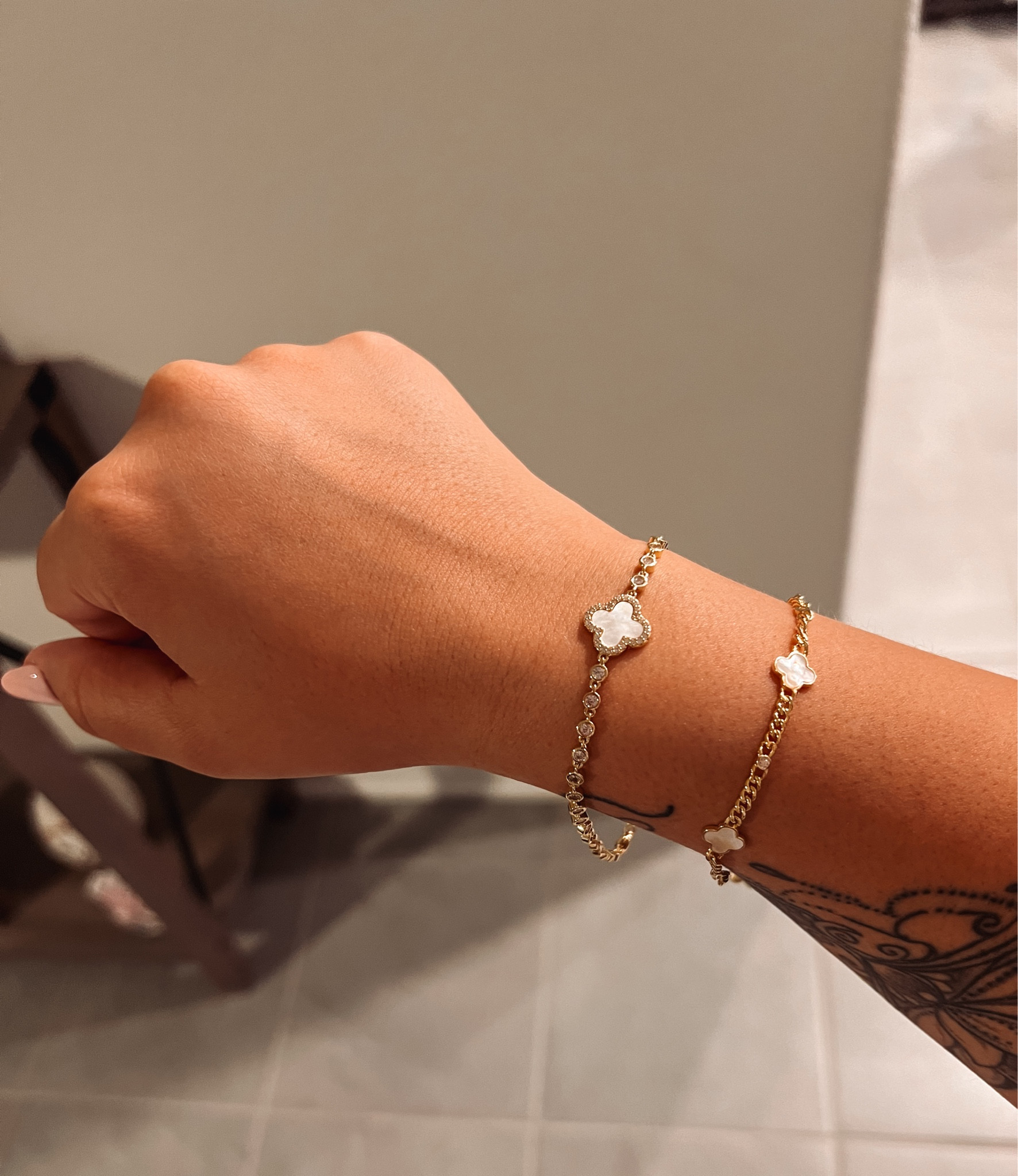 Clover bracelets from Marshall’s and Tj Maxx, not linkable on LTK, linked some similar Amazon styles ✨

#LTKstyletip #LTKbeauty #LTKfindsunder50