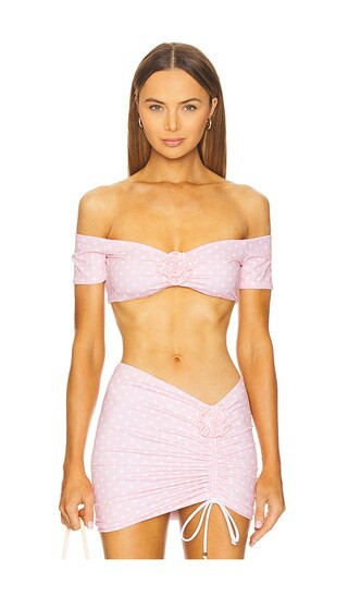 Bananhot Stefan Top in Pink. - size S | Revolve Clothing (Global)