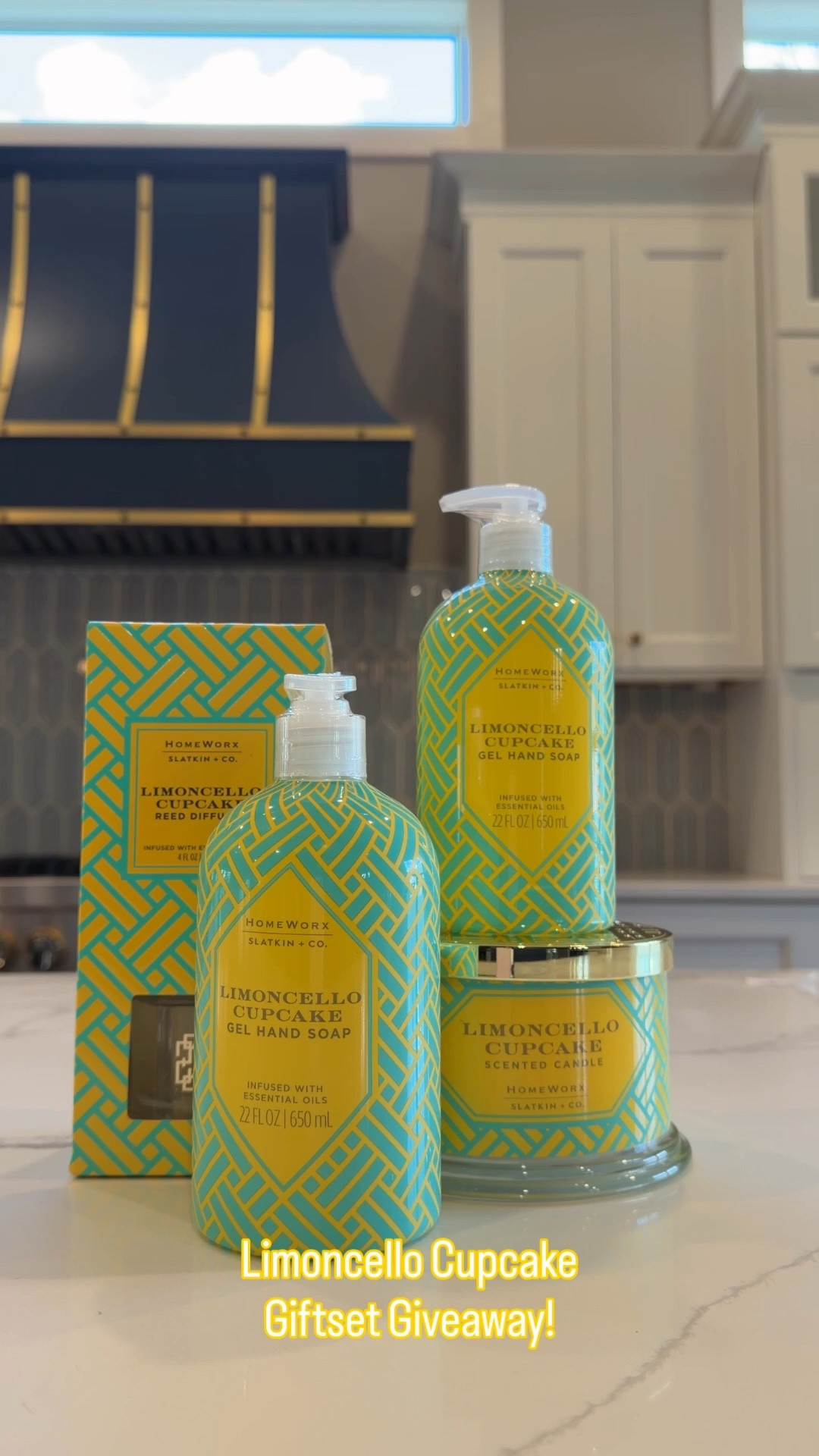 I’m doing quite the giveaway with Homeworx by Harry Slatkin over on my Instagram! Go to @jennifercoffey on IG and follow to instructions to entered to win an 18oz candle, reed diffuser and two hand soaps in the iconic Limoncello Cupcake scent!
Winner announced Friday! 

#LTKSeasonal #LTKHome #LTKSpringSale