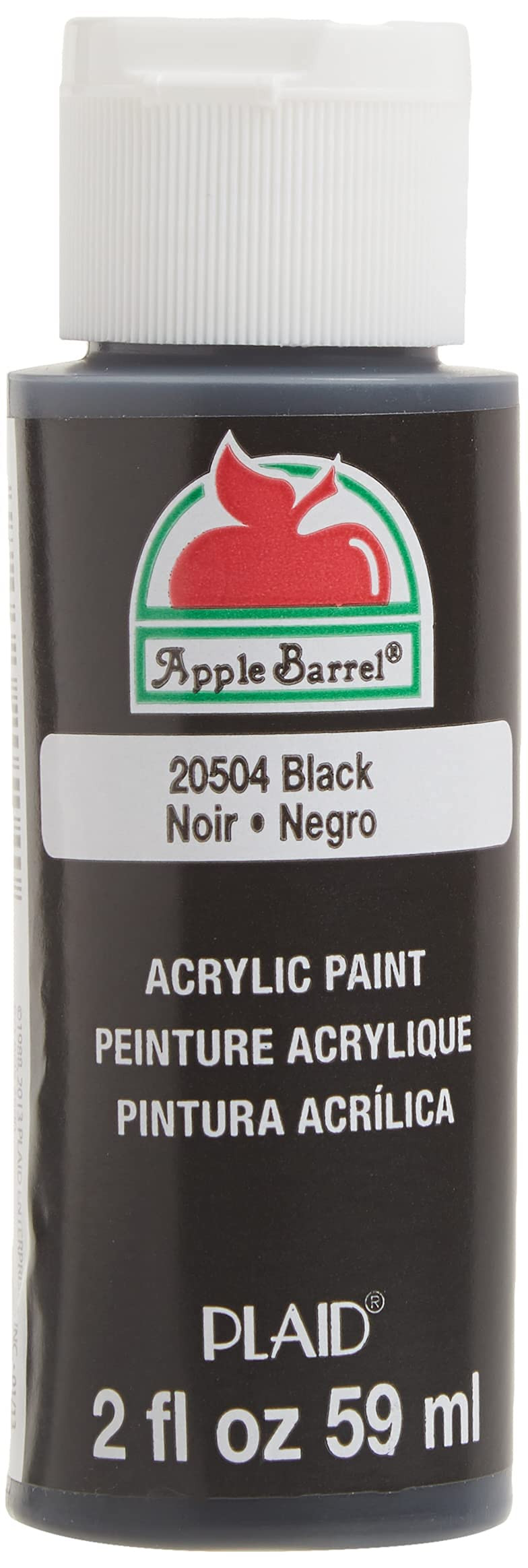 Apple Barrel Acrylic Paint in Assorted Colors (2 Ounce), 20504 Black | Amazon (US)